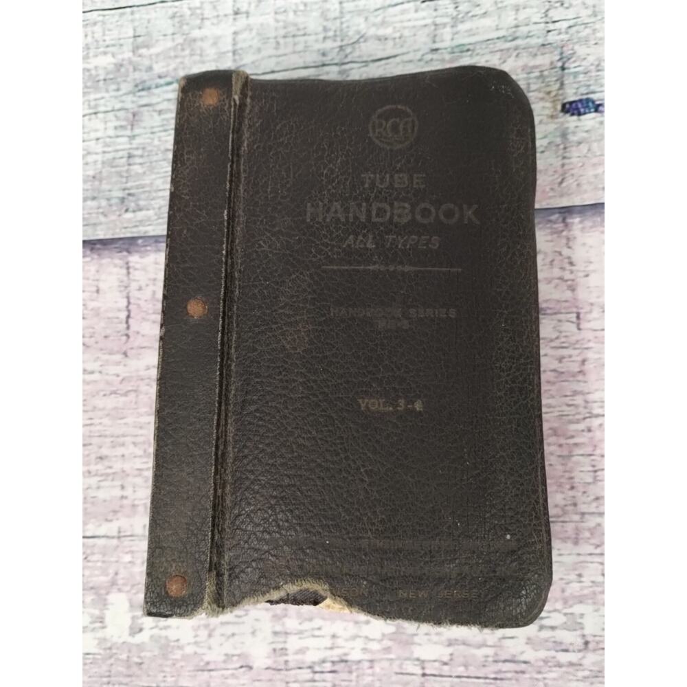 Vintage RCA Tube Handbook All Types HB-3, Vol 3-4
